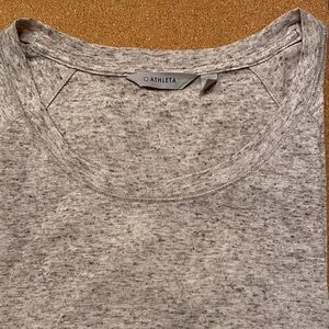 Athleta linen blend T